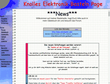 Tablet Screenshot of hobbyelektronik.knollep.de